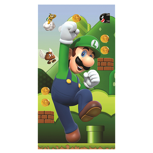 Capa Faixa Lateral Sublimado - Mario Bros