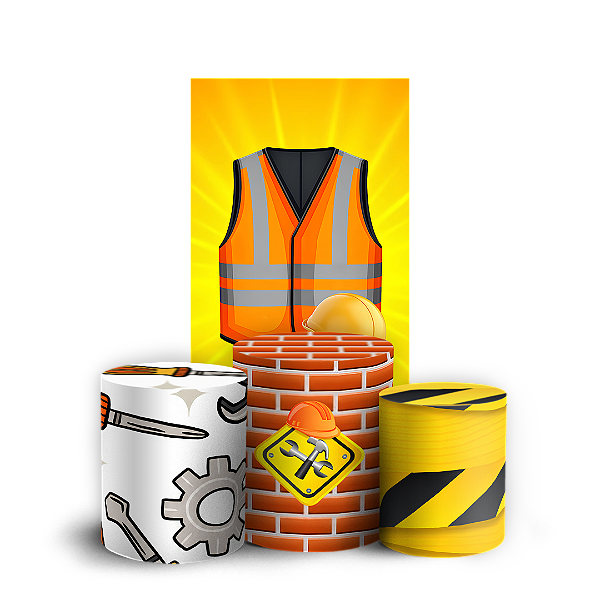 Capas Faixa Lateral e Trio Cilindro Sublimado Veste Fácil - Construção