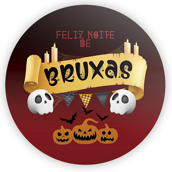Capa Mini Painel Sublimado - Halloween