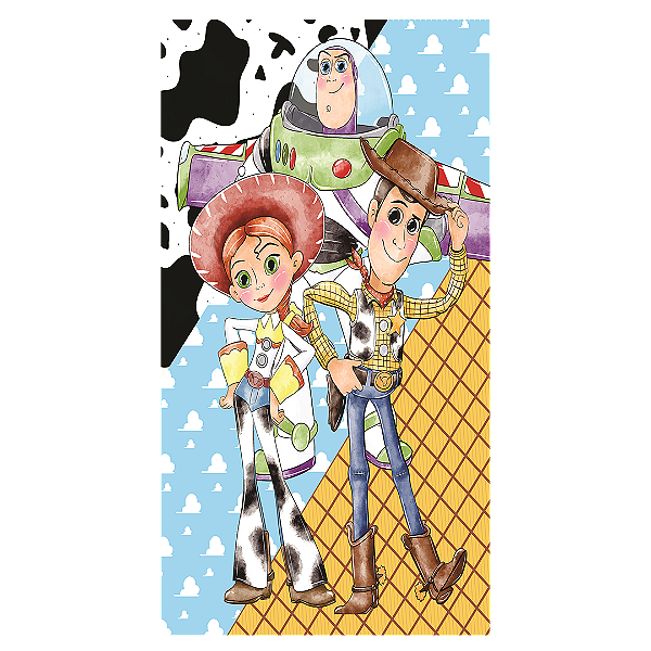 Capa Faixa Lateral Sublimado - Toy Story