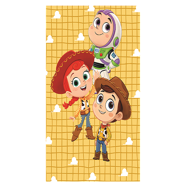 Capa Faixa Lateral Sublimado - Toy Story
