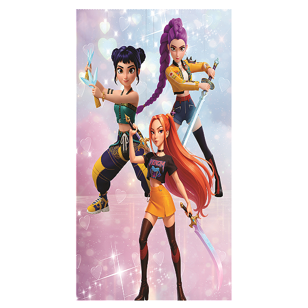 Capa Faixa Lateral Sublimado - Guerreiras do K-pop