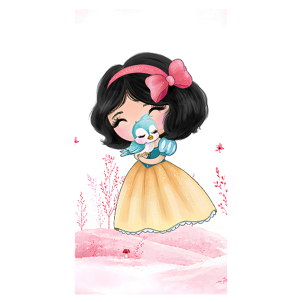 Capa Faixa Lateral Sublimado - Branca de Neve