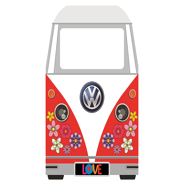 Capa Faixa Lateral Sublimado - Kombi - 1,5M X 2,24M