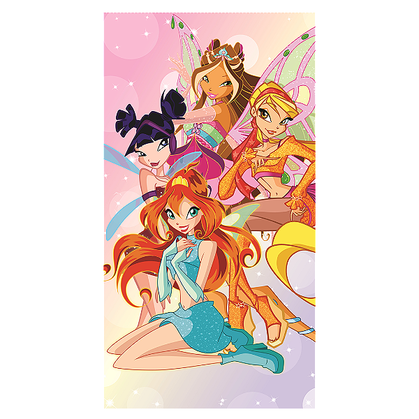 Capa Faixa Lateral Sublimado - Winx