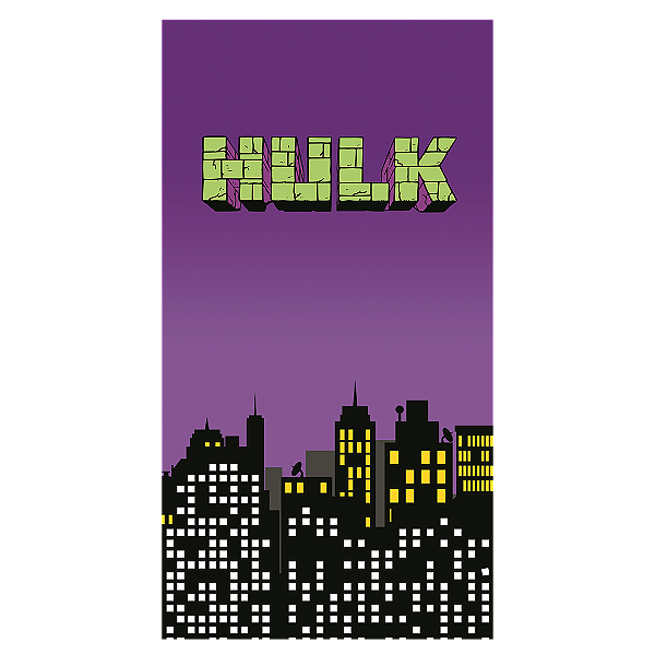 Capa Faixa Lateral Sublimado - Herois Hulk