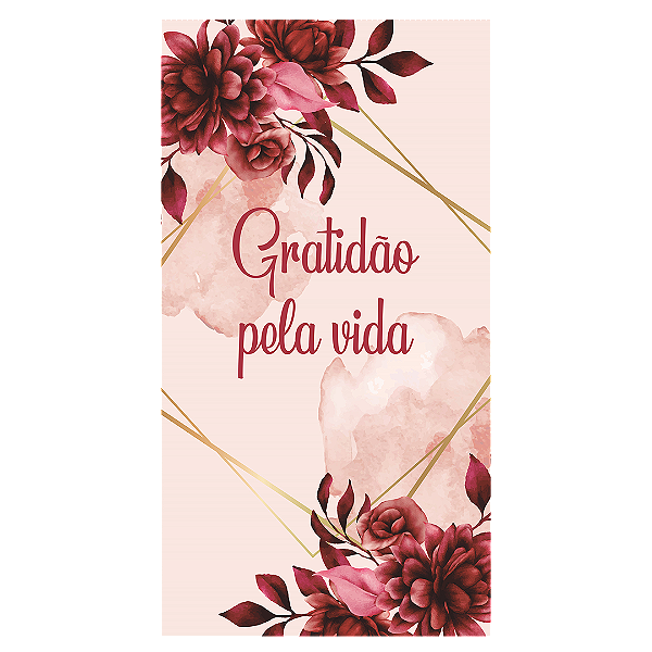 Capa Faixa Lateral Sublimado - Gratidão