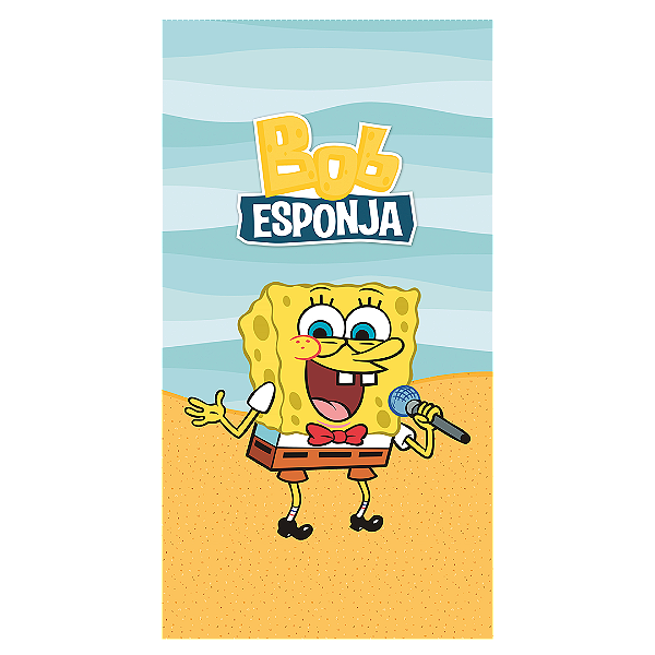 Capa Faixa Lateral Sublimado - Bob Esponja