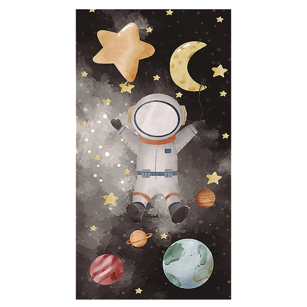 Capa Faixa Lateral Sublimado - Astronauta