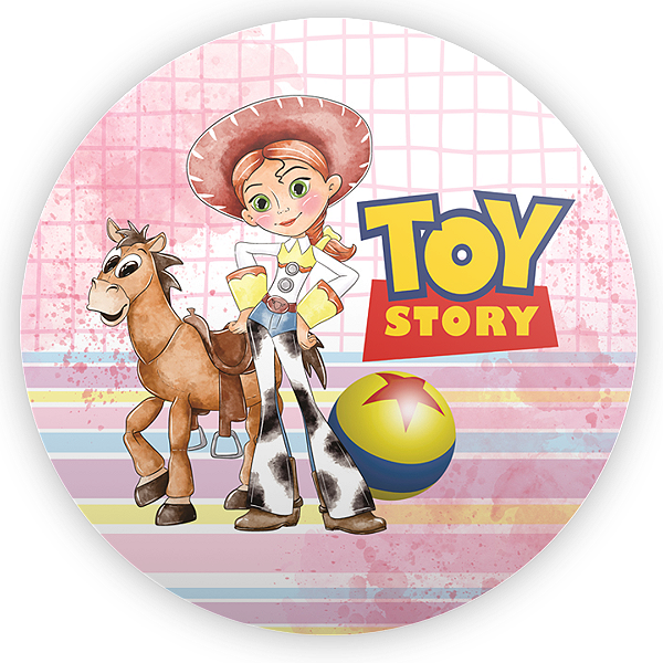 Capa Painel Redondo Sublimado - Toy Story