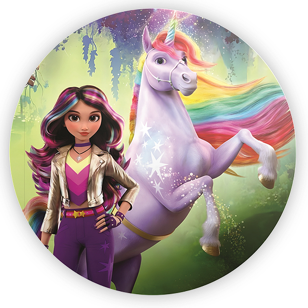 Capa Mini Painel Sublimado - Academia Unicornio
