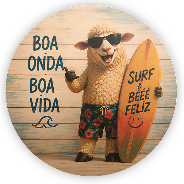 Capa Mini Painel Sublimado - Ovelha