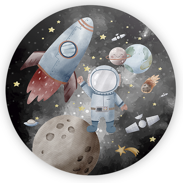 Capa Mini Painel Sublimado - Astronauta