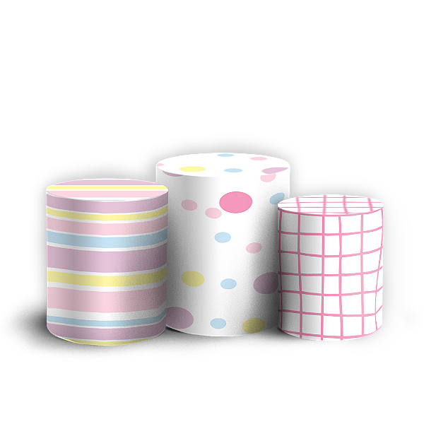 Capas Trio Cilindro Sublimado Veste Fácil - Toy Story