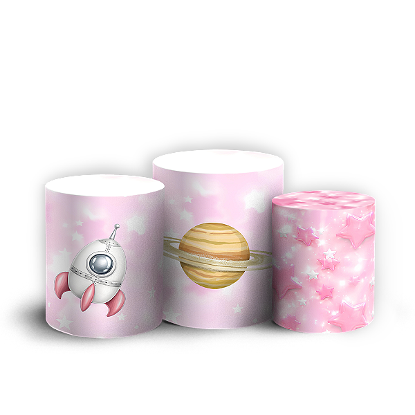 Capas Trio Cilindro Sublimado Veste Fácil - Astrounauta