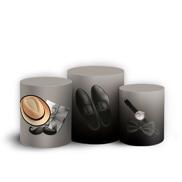 Capas Trio Cilindro Sublimado Veste Fácil - Dia dos Pais