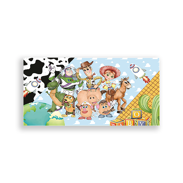 Capa Painel Retangular Sublimado - Toy Story