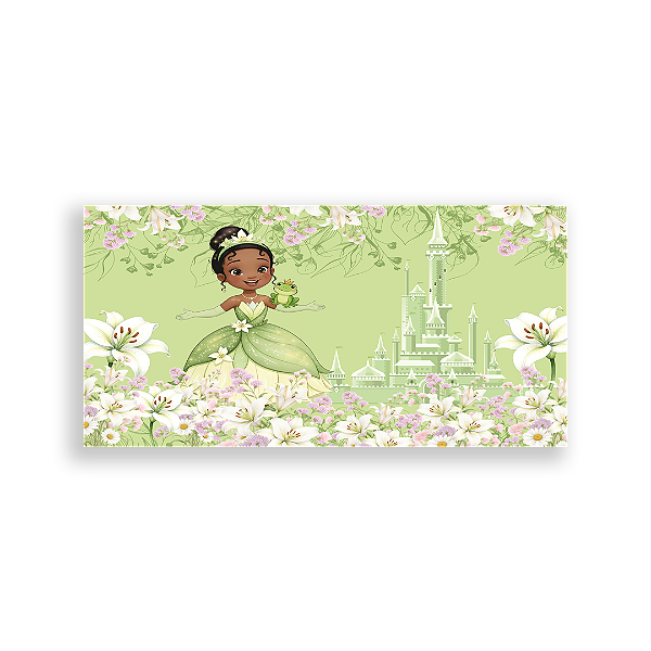 Capa Painel Retangular Sublimado - Princesa Tiana
