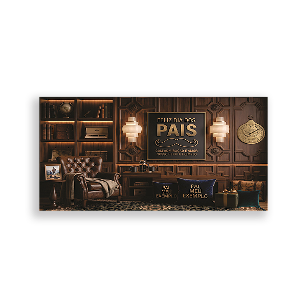Capa Painel Retangular Sublimado - Dia dos Pais