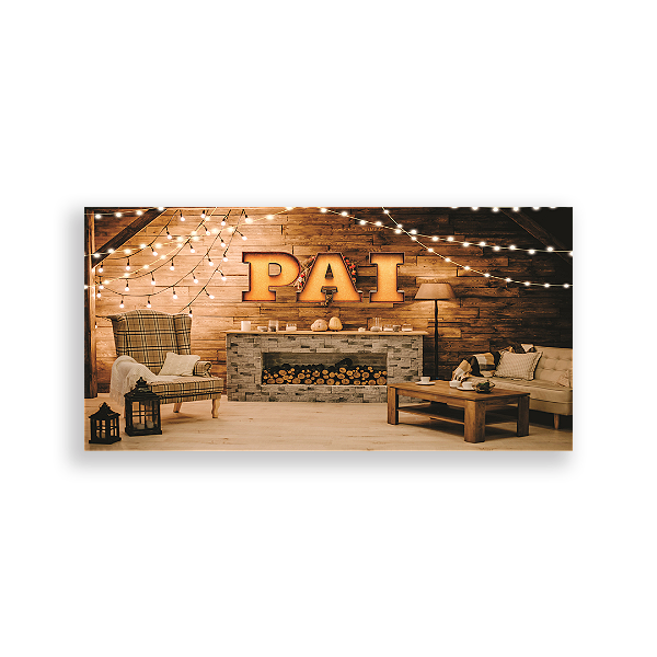 Capa Painel Retangular Sublimado - Dia dos Pais
