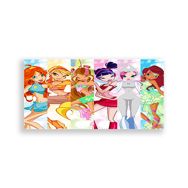 Capa Painel Retangular Sublimado - O Clube das Winx