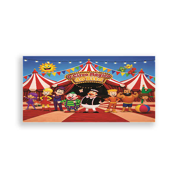 Capa Painel Retangular Sublimado - Circo Bita