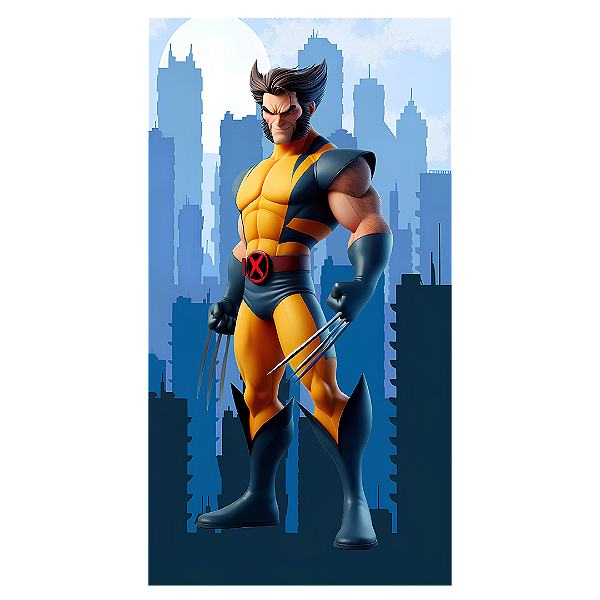 Capa Faixa Lateral Sublimado - Wolverine