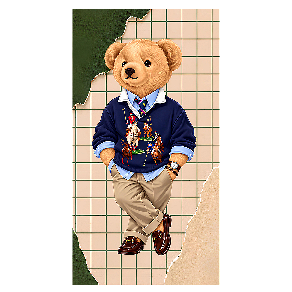Capa Faixa Lateral Sublimado - Urso Ralph