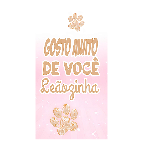 Capa Faixa Lateral Sublimado - Leãozinho