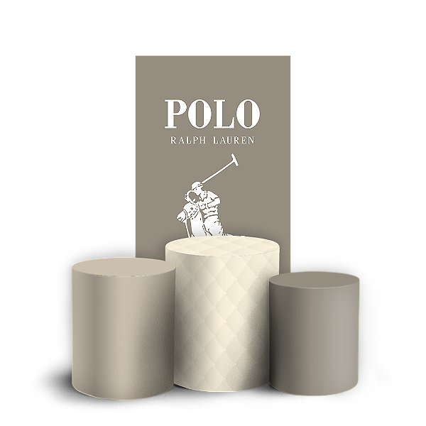 Capas Faixa Lateral e Trio Cilindro Sublimado Veste Fácil - Ralph Lauren Polo