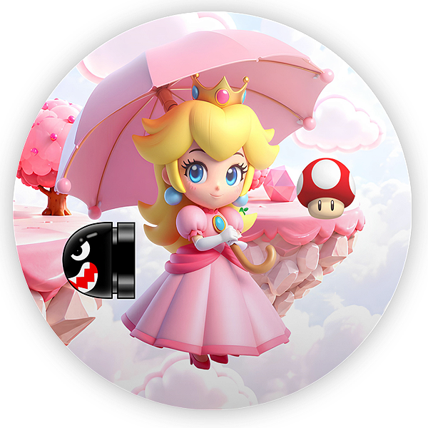 Capa Mini Painel Sublimado - Super Mario