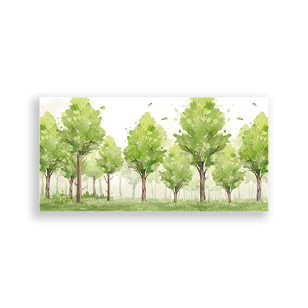 Capa Painel Retangular Sublimado - Árvores