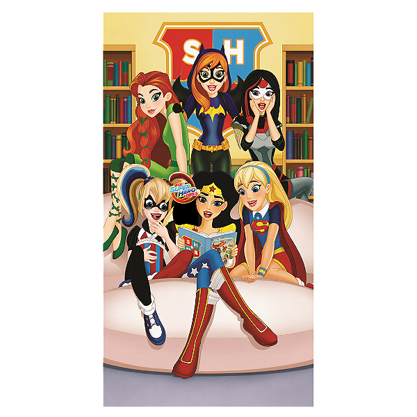 Capa Faixa Lateral Sublimado - Dc Super Hero Girls