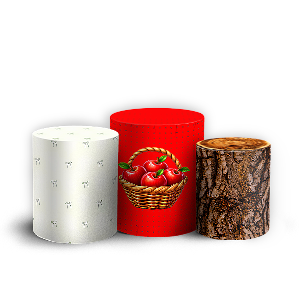 Capas Trio Cilindro Sublimado Veste Fácil - Branca de Neve