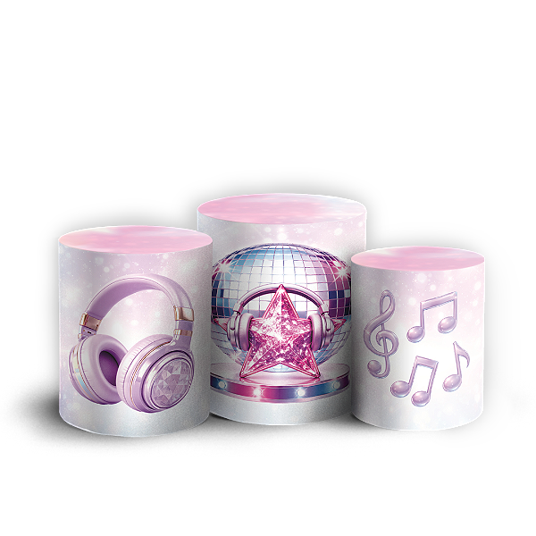Capas Trio Cilindro Sublimado Veste Fácil - K-pop