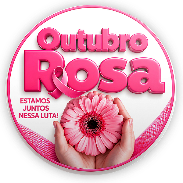 Capa Mini Painel Sublimado - Outubro Rosa
