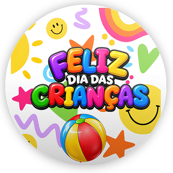 Capa Mini Painel Sublimado - Dia das Crianças