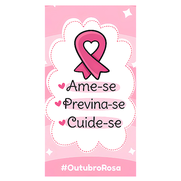 Capa Faixa Lateral Sublimado - Outubro Rosa