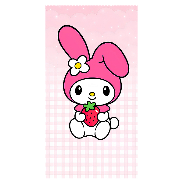 Capa Faixa Lateral Sublimado - My Melody