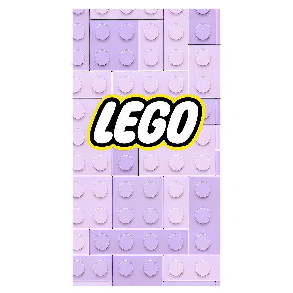 Capa Faixa Lateral Sublimado - Lego Rosa