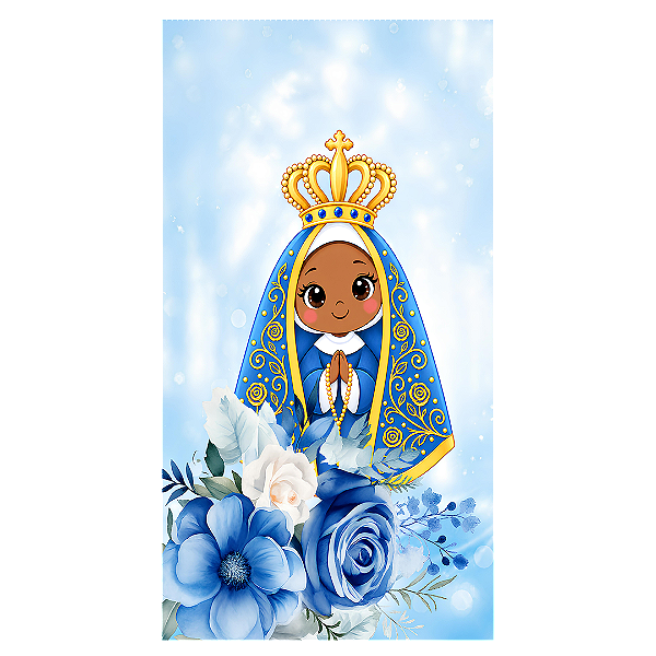Capa Faixa Lateral Sublimado - Nossa Senhora Aparecida