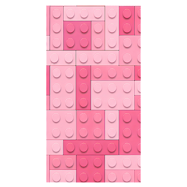 Capa Faixa Lateral Sublimado - Lego Rosa