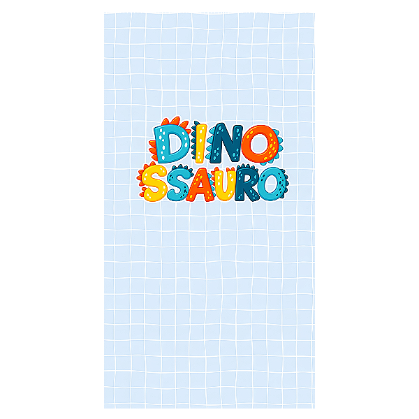 Capa Faixa Lateral Sublimado - Dinossauro Baby