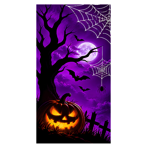 Capa Faixa Lateral Sublimado - Halloween