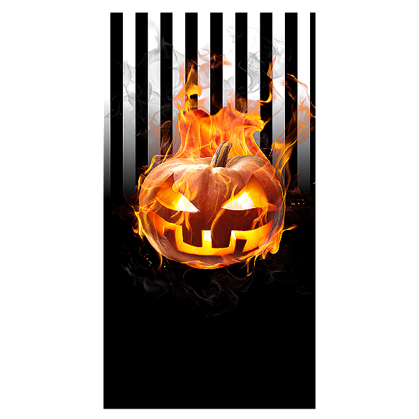 Capa Faixa Lateral Sublimado - Halloween