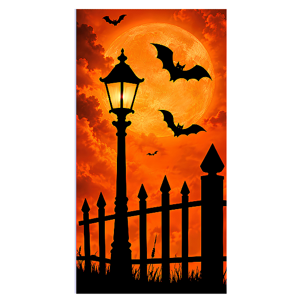Capa Faixa Lateral Sublimado - Halloween