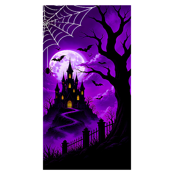 Capa Faixa Lateral Sublimado - Halloween