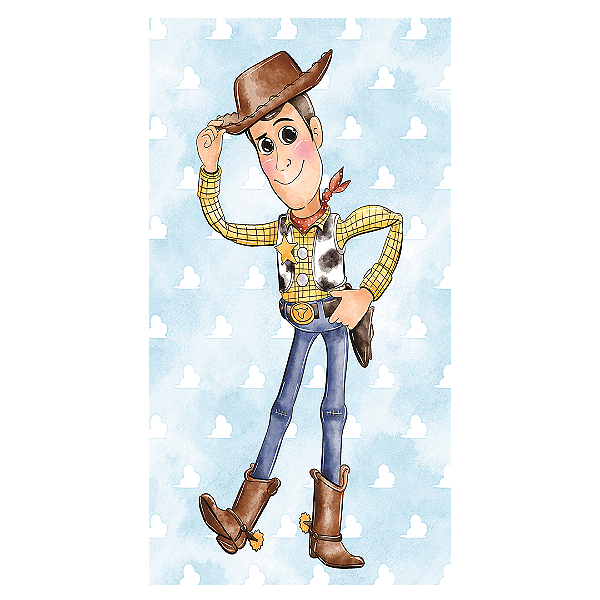 Capa Faixa Lateral Sublimado - Toy Story