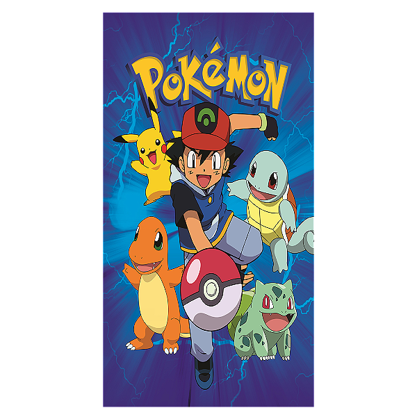 Capa Faixa Lateral Sublimado - Pokemon