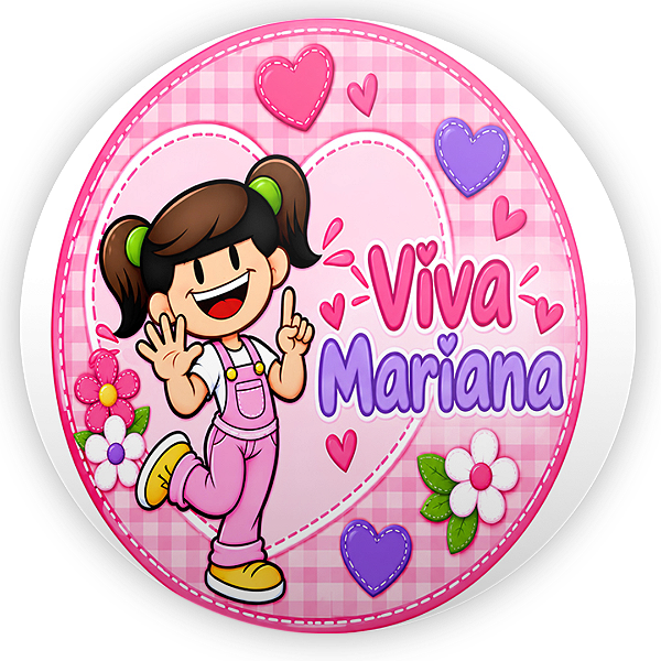 Capa Mini Painel Sublimado - Viva Mariana